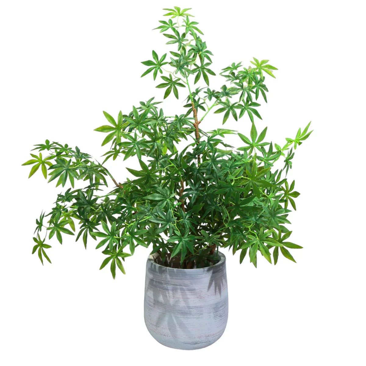 Ghiveci ecologic, Eco-friendly, Naimeed D6378, Mediu, din materiale minerale, Gri, 37x30x30cm