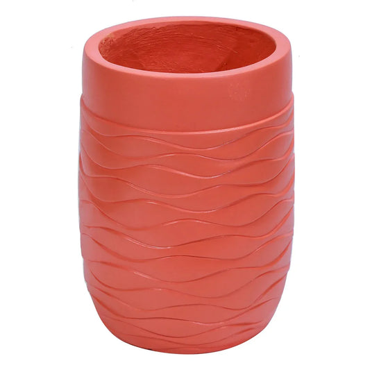 Ghiveci ecologic, Eco-friendly, Naimeed D6383, Mare, din materiale minerale, Caramiziu, 57x40x40cm