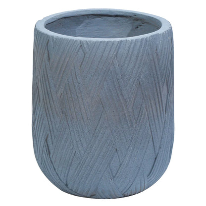 Ghiveci ecologic, Eco-friendly, Naimeed D6387, Mare, din materiale minerale, Gri, 50x47x47cm