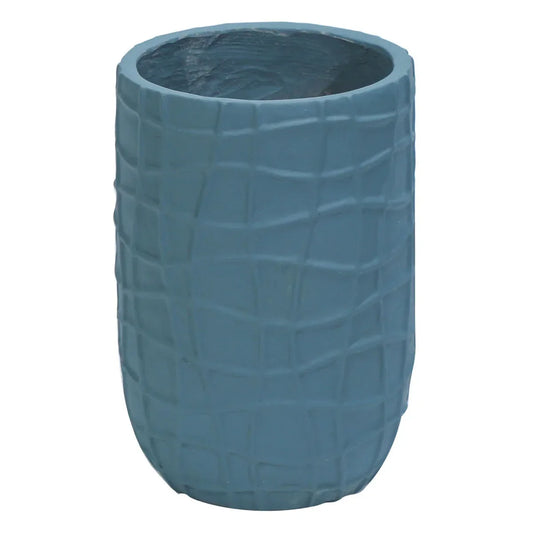 Ghiveci ecologic, Eco-friendly, Naimeed D6389, Mare, din materiale minerale, Albastru Provincial, 57x35x35cm