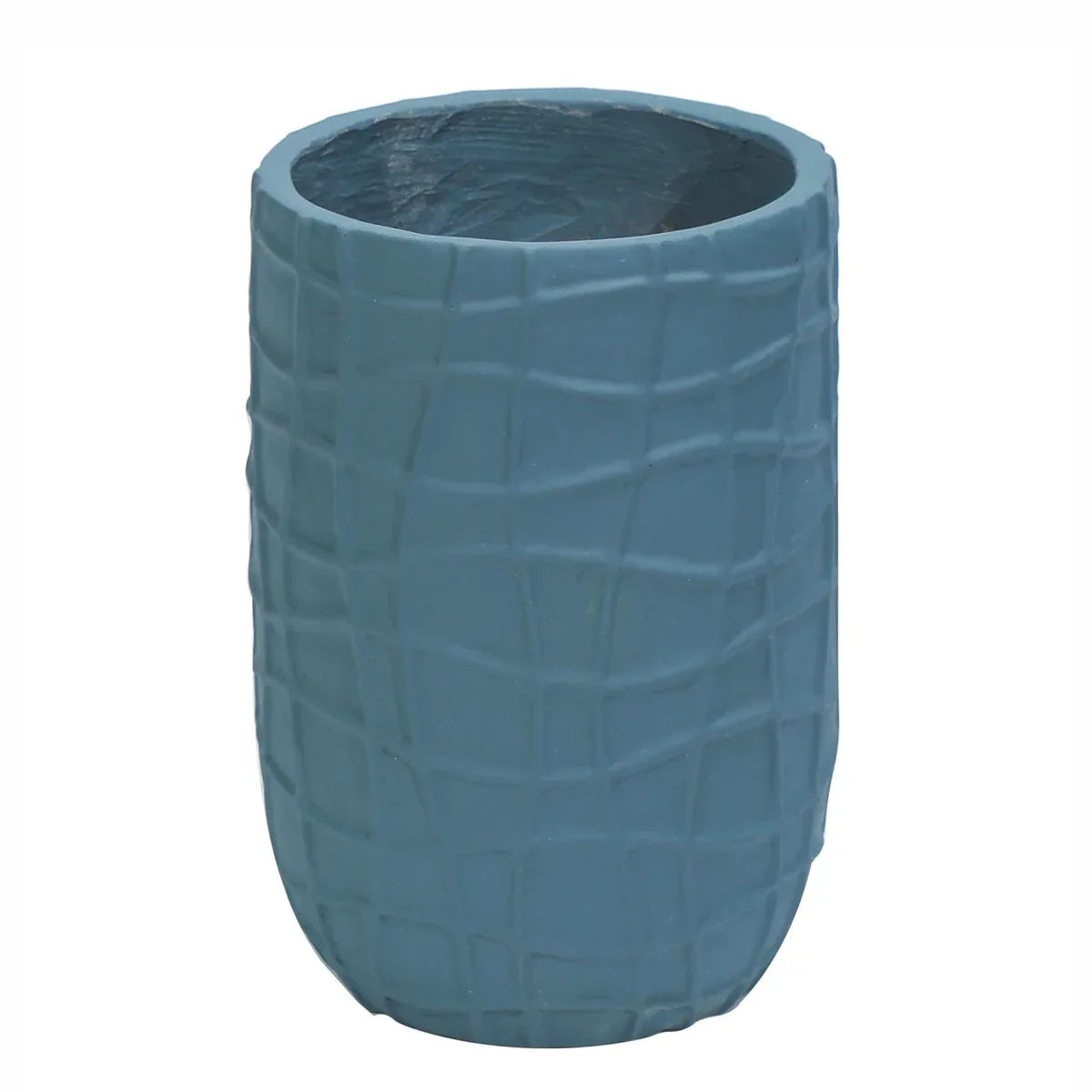 Ghiveci ecologic, Eco-friendly, Naimeed D6389 Mediu, din materiale minerale, Albastru Provincial, 41x26x26cm