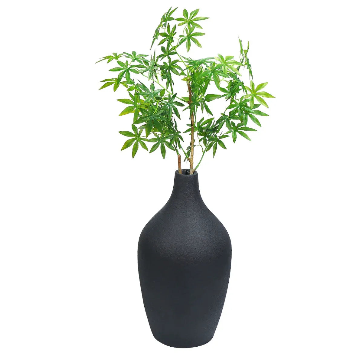 Ghiveci ecologic, Eco-friendly, Naimeed D6404, Mare, din materiale minerale, Negru, 75x34x34cm