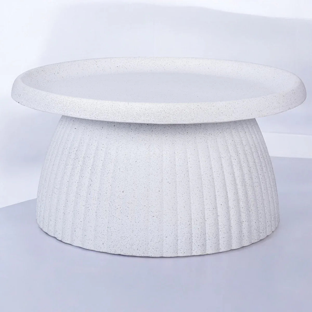 Ghiveci ecologic, Eco-friendly, Naimeed D6408, din materiale minerale, Alb, 35x70x70cm