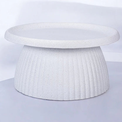 Ghiveci ecologic, Eco-friendly, Naimeed D6408, din materiale minerale, Alb, 35x70x70cm