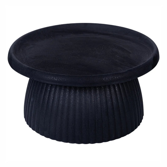 Ghiveci ecologic, Eco-friendly, Naimeed D6409, din materiale minerale, Negru, 35x70x70cm