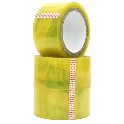 Banda adeziva, de tip scotch, 6 buc/set, Naimeed D6449, 30mx4.5cmx52μm, Galben transparent