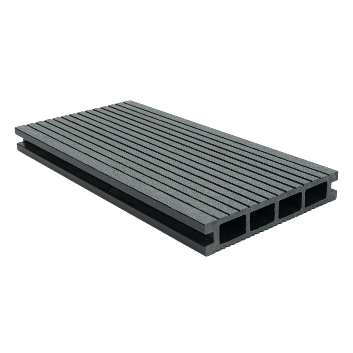 Pardoseala decking terasa din compozit WPC, Naimeed D6464, 290x14.6x2.5cm, Gri