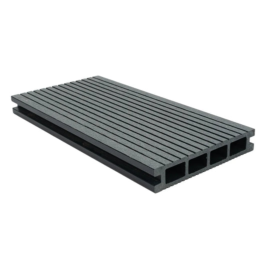 Pardoseala decking terasa din compozit WPC, Naimeed D6464, 290x14.6x2.5cm, Gri