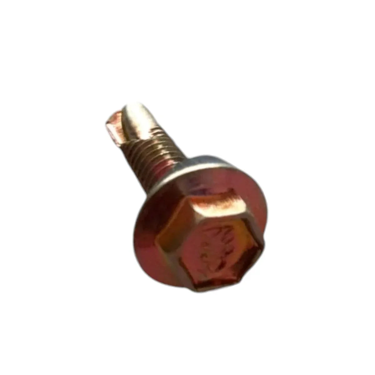 Surub pentru fixarea suportului de Sina de Stalp, fier zincat, Naimeed D6482, 30x5 mm, Auriu