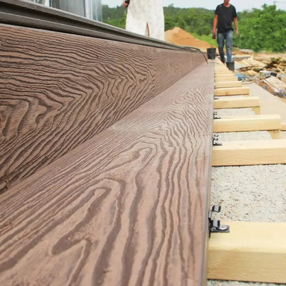 Pardoseala decking terasa din compozit WPC, Naimeed D6483, rezistenta sporita, 290x14x2.5cm, Caramiziu