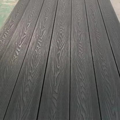 Pardoseala decking terasa din compozit WPC, Naimeed D7480, rezistenta sporita, 280x14x2.5cm, Nuc natural