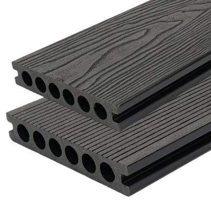 Pardoseala decking terasa din compozit WPC, Naimeed D6485, rezistenta sporita, 290x14x2.5cm, Negru