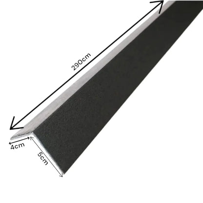 Cornier Perimetral coextrudat, WPC, Naimeed D6486, 290x5x4 cm, Negru