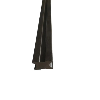 Grinda montaj deck plina, WPC, Naimeed D6487/D6470, 290x4x2.5 cm, Maro inchis
