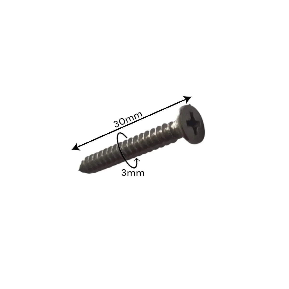 Surub, Naimeed D6490/D6466, 3x30mm