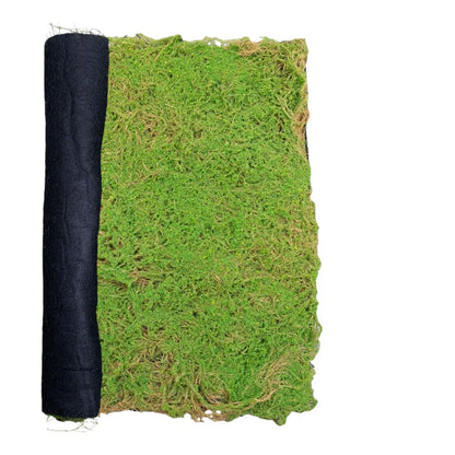 Covor muschi artificial de padure, Naimeed D6541, pentru decorare interioara sau exterioara, Verde, 1000x1000x20mm