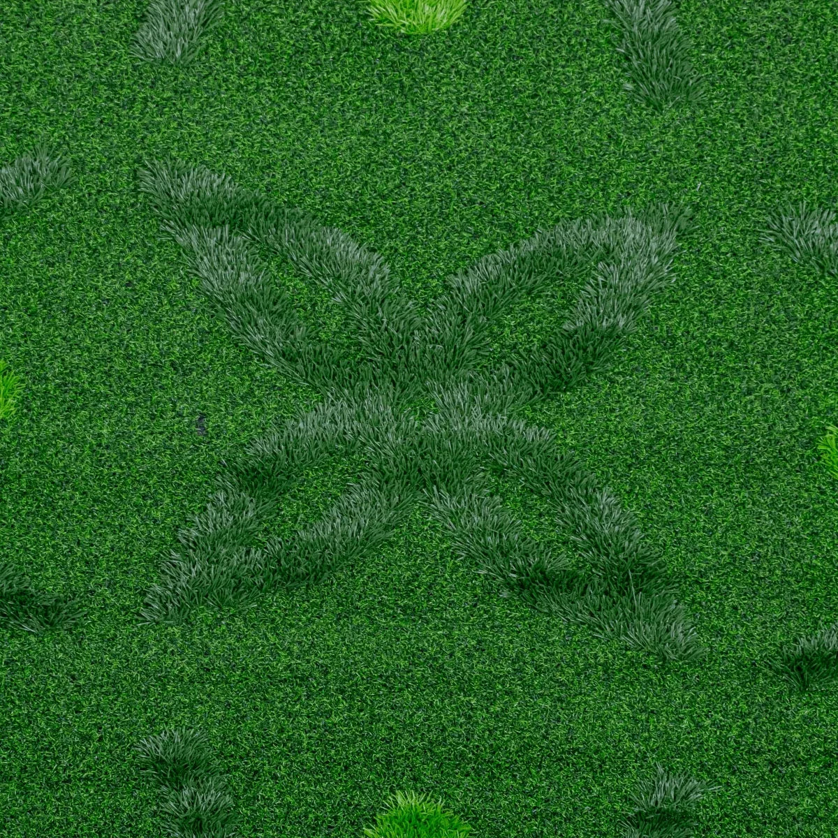 Covor gazon artificial, Naimeed D6546,  pentru decorare interioara sau exterioara, Verde, 1000x900x20mm