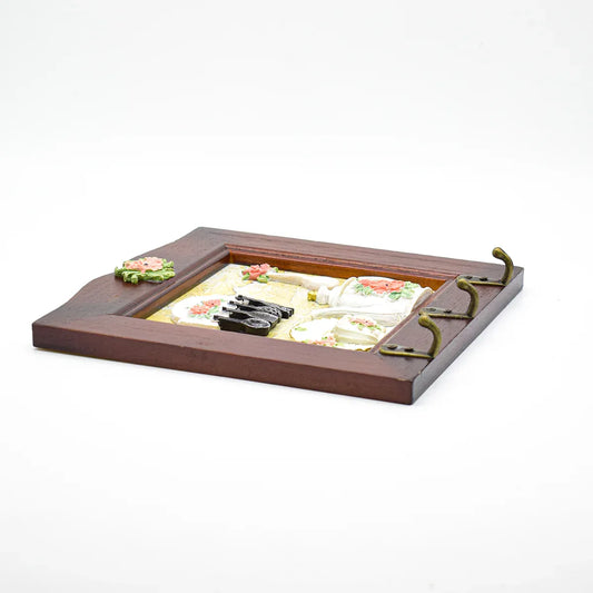 Cuier decorativ D66, 21x21 cm, m1