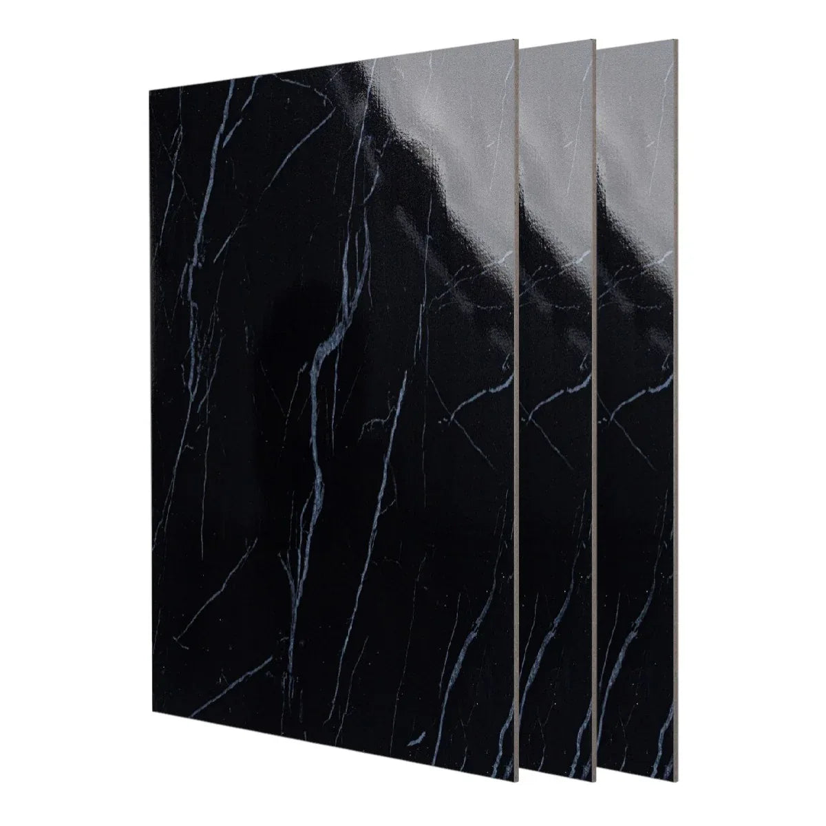 Set 3 panouri cristal carbon, Naimeed D6643, ultrarezistent, flexibil, ignifug, 120x89cm, 5mm grosime, tehnologie moderna, rezistent la umezeala