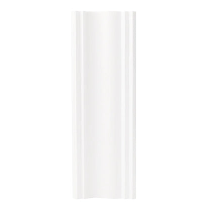 Set 5 plinte decorative, polimer rigid, Naimeed D6697, Alb, 2300x120x15mm