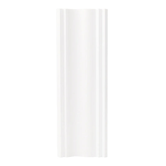 Set 5 plinte decorative, polimer rigid, Naimeed D6697, Alb, 2300x120x15mm
