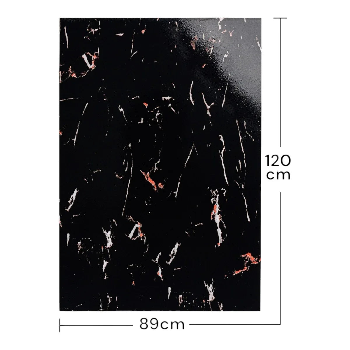 Set 3 panouri cristal carbon, Naimeed D6726, ultrarezistent, flexibil, ignifug, 120x89cm, 5mm grosime, tehnologie moderna, rezistent la umezeala