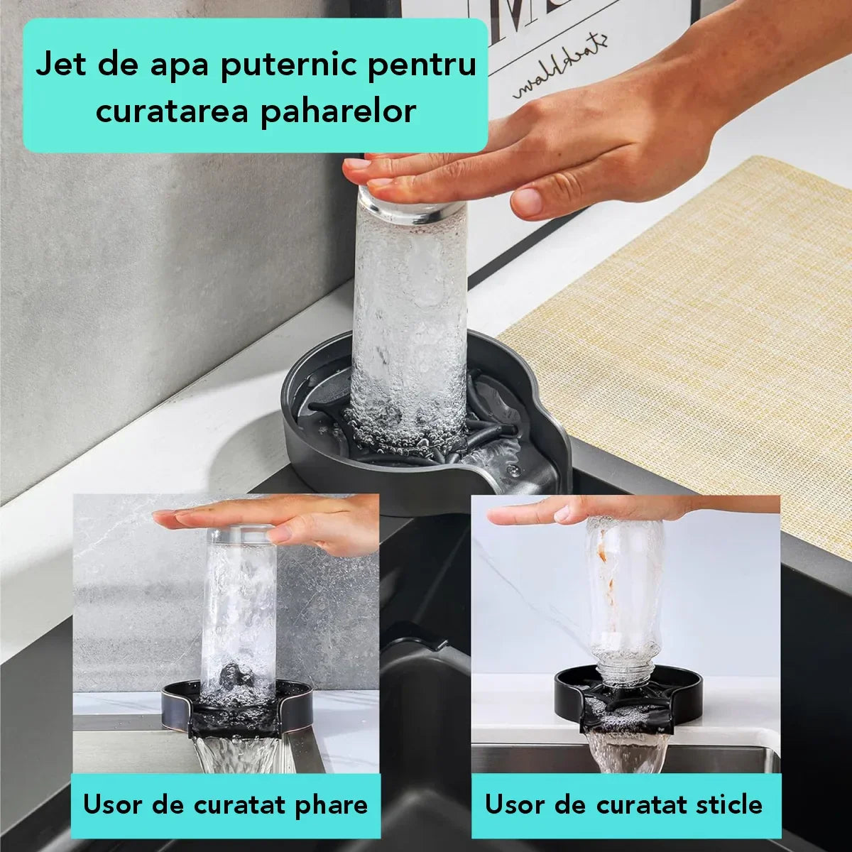 Chiuveta multifunctionala Smart Cuisine, cu accesorii incluse, Naimeed D6746, functii multiple, otel inoxidabil, Gri, 210x750x460mm