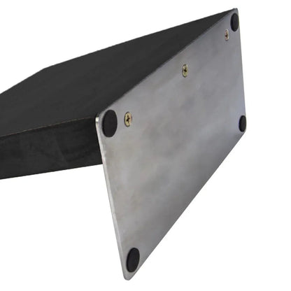 Set 4 cutite profesionale cu suport magnetic, Naimeed D6832, Negru