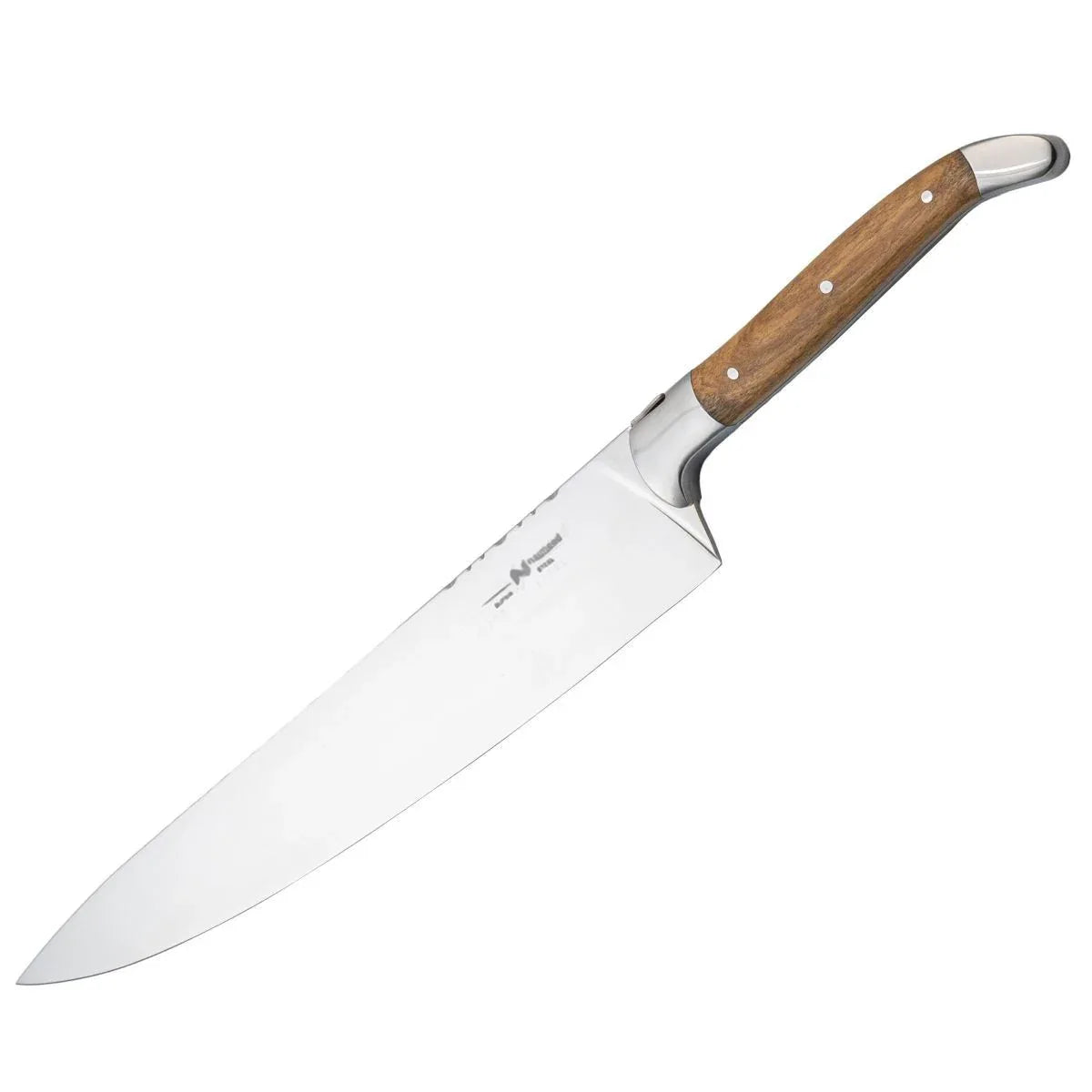 Cutit de bucatarie profesional, din otel inoxidabil, 44 cm, Naimeed D6835, Maro deschis