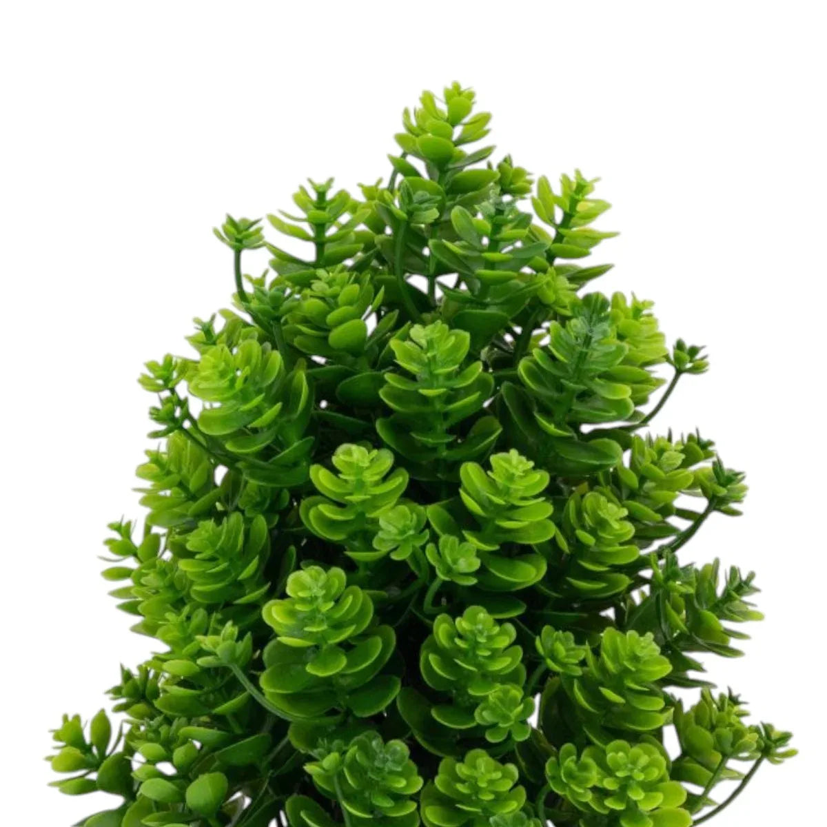 Planta artificiala, tip Kalanchoe, cu ghiveci, Naimeed D6922, 24x8.8 cm, Verde