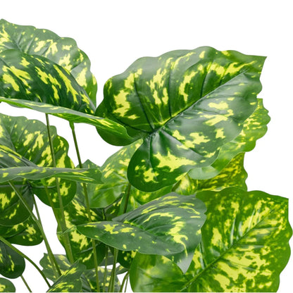 Planta decorativa artificiala, fara ghiveci, tip Dieffenbachia, Naimeed D6942, 95 cm, Verde