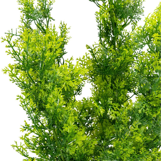 Planta decorativa artificiala, fara ghiveci, tip Chiparos , Naimeed D6958, 105 cm, Verde