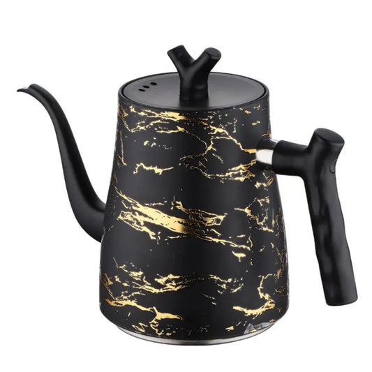 Ceainic cu infuzor si capac, design elegant, otel inoxidabil/plastic, 1500ml, 16.5x13x10cm, Naimeed D6971, Negru