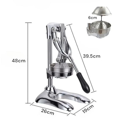 Presa manuala pentru citrice, Naimeed D7006, 48x26x19.5cm, Argintiu