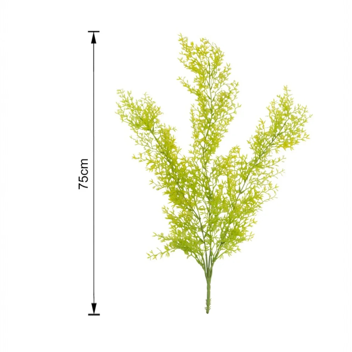 Set 2 plante artificiale curgatoare, 7 fire, lungime 75cm, Naimeed D7011, Verde