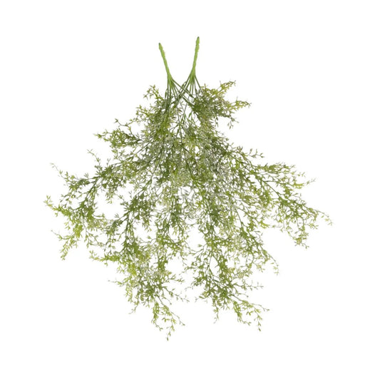 Set 2 plante artificiale curgatoare, 7 fire, lungime 75cm, Naimeed D7013, Verde inchis