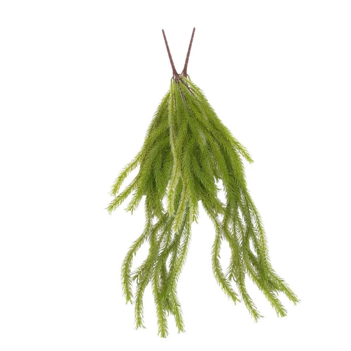 Set 2 plante artificiale curgatoare, 7 fire, lungime 72cm, Naimeed D7015, Verde