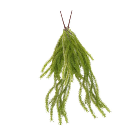 Set 2 plante artificiale curgatoare, 7 fire, lungime 72cm, Naimeed D7015, Verde