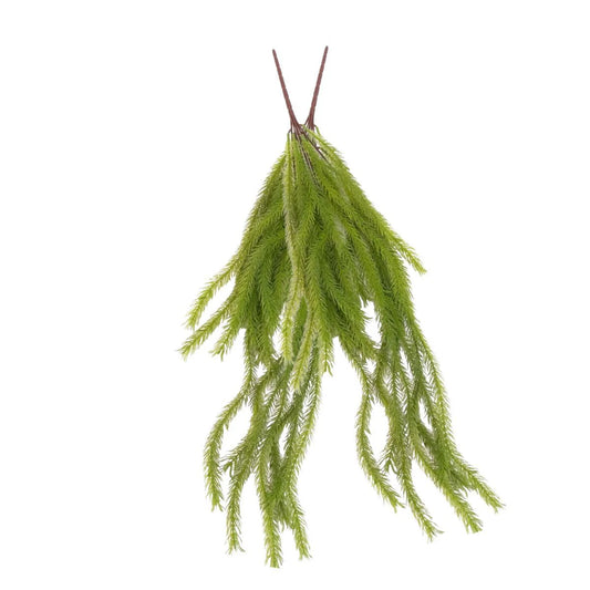 Set 2 plante artificiale curgatoare, 7 fire, lungime 72cm, Naimeed D7015, Verde