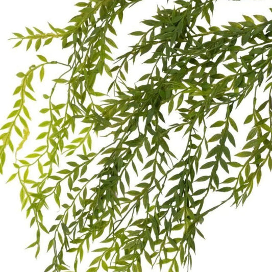 Set 2 plante artificiale curgatoare, 5 fire, lungime 85cm, Naimeed D7017, Verde