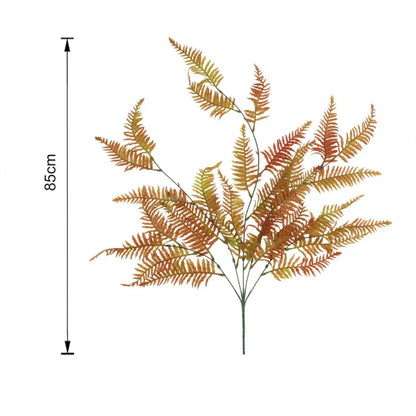 Set 2 plante artificiale curgatoare, 5 fire, lungime 85cm, Naimeed D7019, Rosu