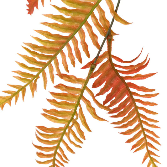 Set 2 plante artificiale curgatoare, 5 fire, lungime 85cm, Naimeed D7019, Rosu