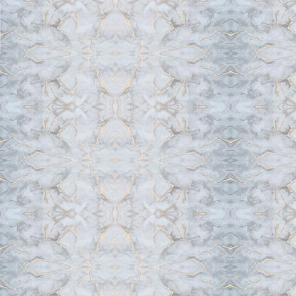Set 6 panouri decorative autoadezive cu folie de aluminiu, efect marmura,  suprafata acoperita 1.08 m², Naimeed D7106, 60x30 cm, Gri