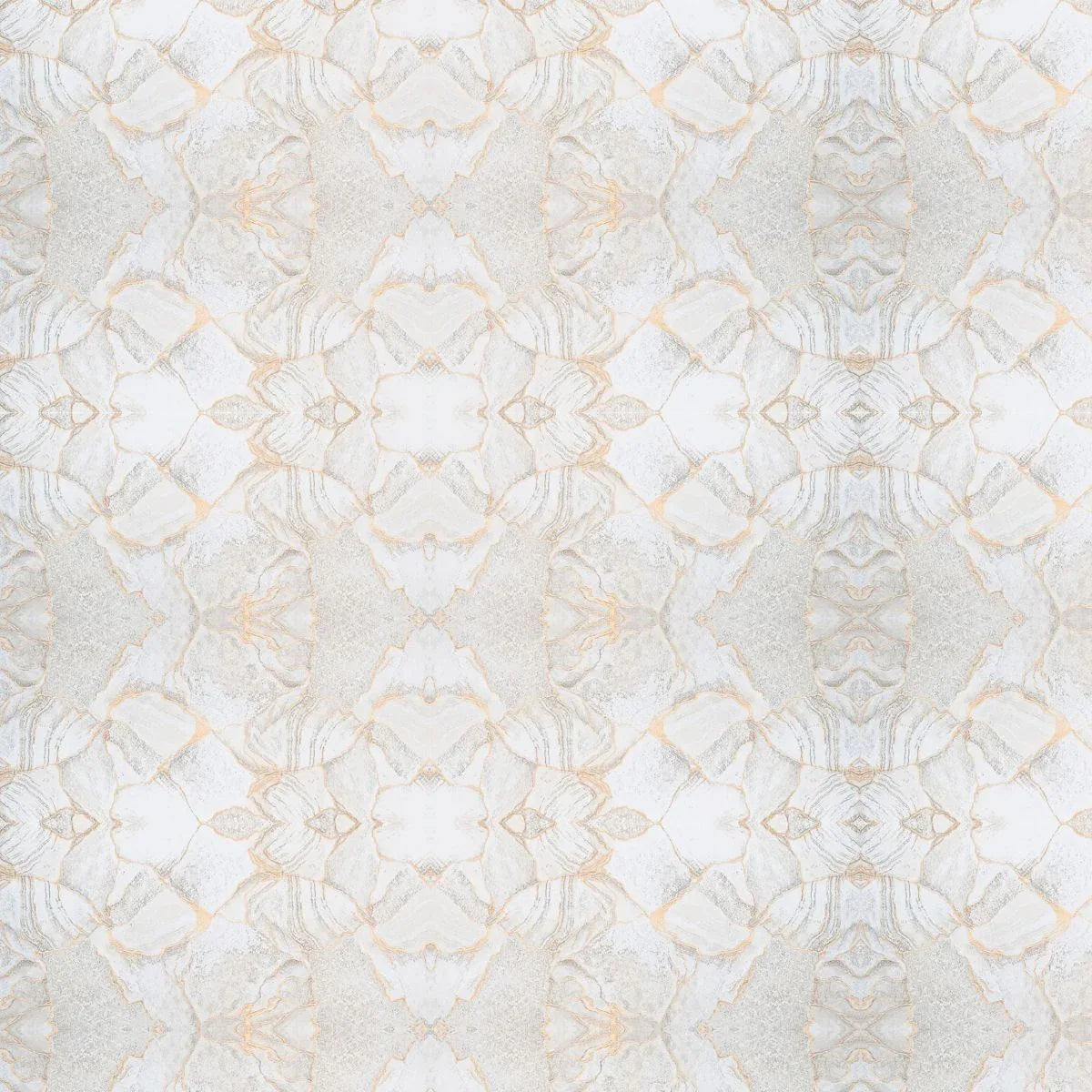 Set 6 panouri decorative autoadezive cu folie de aluminiu, efect marmura,  suprafata acoperita 1.08 m², Naimeed D7113, 60x30 cm, Bej/Gri