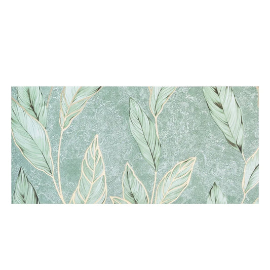 Set 6 panouri decorative autoadezive cu folie de aluminiu, efect marmura,  suprafata acoperita 1.08 m², Naimeed D7115, 60x30 cm, Verde