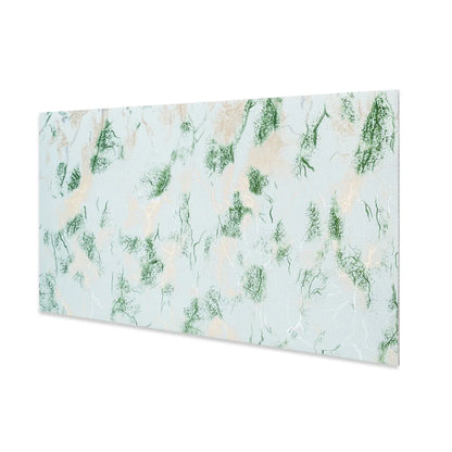 Set 6 panouri decorative autoadezive cu folie de aluminiu, efect marmura,  suprafata acoperita 1.08 m², Naimeed D7117, 60x30 cm, Verde