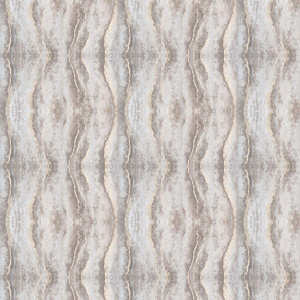 Set 6 panouri decorative autoadezive cu folie de aluminiu, efect marmura,  suprafata acoperita 1.08 m², Naimeed D7128, 60x30 cm, Maro deschis