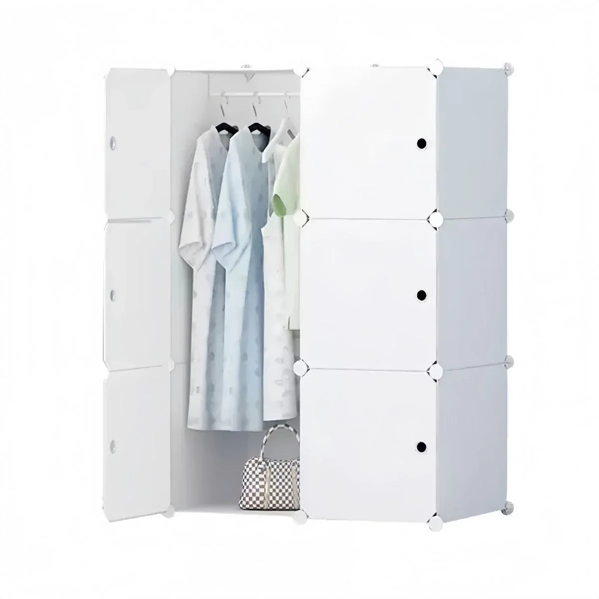 Dulap Modular, 6 Usi, D7152, Alb