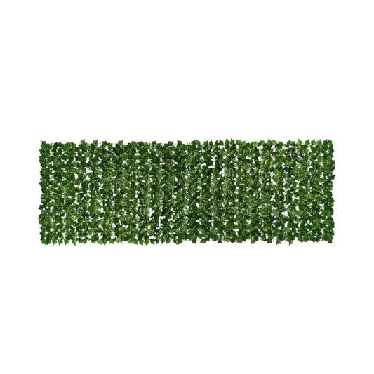 Plasa gard, frunze artificiale, Naimeed D7220, paravan pentru balcon, terasa si gard, 100x30 cm, Verde