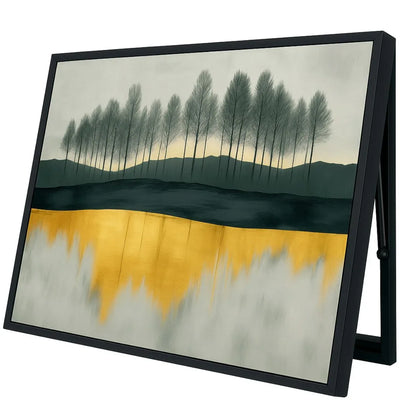 Capac tablou pentru contor electric, Naimeed D7246, mascare tablou electric, design modern si elegant, 40x50x3,8cm, rama neagra